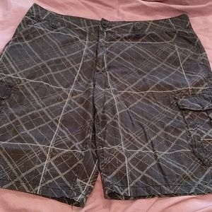 Carbon cargo shorts